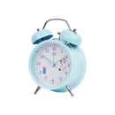 Student Cute Style Bell Alarm Clock Bedside Mute Clock With Light Specificationï¼š Y34 3 Inch (Blue)
