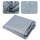 Outdoor Patio Canopy Awning Waterproof Cover Retractable Dustproof Protective Cover, Size: 2.5m(Grey)