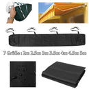 Outdoor Patio Canopy Awning Waterproof Cover Retractable Dustproof Protective Cover, Size: 2.5m(Grey)