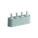 Summer Homemade Ice Cream Popsicle Mold Refrigerator Quick Freezer Popsicle Making Box(Light Green)