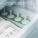 Summer Homemade Ice Cream Popsicle Mold Refrigerator Quick Freezer Popsicle Making Box(Light Green)