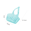 10 PCS TM15008 Adjustable Snap-On Sink Storage Hanging Basket Kitchen Drain Hanging Bag(Random Color Delivery)