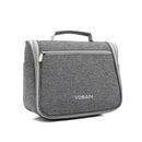 YOBAN Travel Outdoor Multifunctional Large-Capacity Washing Storage Bag Hanging Waterproof Cosmetic Bag(Grey)