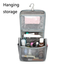 YOBAN Travel Outdoor Multifunctional Large-Capacity Washing Storage Bag Hanging Waterproof Cosmetic Bag(Grey)