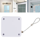 2 PCS P093 Automatic Doorkeeper Telescher Door Closer Sliding Door Anti-Theft Box, Specification: 3rd Generations White All Glue 800g 1.2m