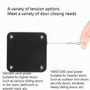 2 PCS P093 Automatic Doorkeeper Telescher Door Closer Sliding Door Anti-Theft Box, Specification: 3rd Generations White All Glue 1500g 1.2m