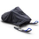 Outdoor Snowmobile Waterproof And Dustproof Cover UV Protection Winter Motorcycle Cover, Size: 368x130x121cm(Silver)