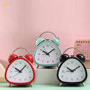 Student Metal Retro Digital Alarm Clock With Light(Red)