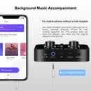 X7 Sound Card Voice Changer Mobile Phone And Computer Compatible With External Electronic Voice Call Microphone Live Sound Card(English Version)