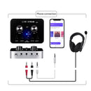 X7 Sound Card Voice Changer Mobile Phone And Computer Compatible With External Electronic Voice Call Microphone Live Sound Card(English Version)