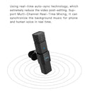 Lavalier Wireless Microphone Mobile Phone Live Video Shooting Small Microphone, Specification: Type C Interface(White)