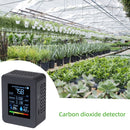 TVOC1 Portable CO2 Air Quality Formaldehyde Carbon Dioxide Detector Indoor Temperature Hygrometer with LED Digital Display(Black)