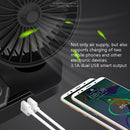 F558 With USB Mobile Phone Charging Car Fan 12/24V Car Truck Double Shaking Head Fan(Double Head 24V)