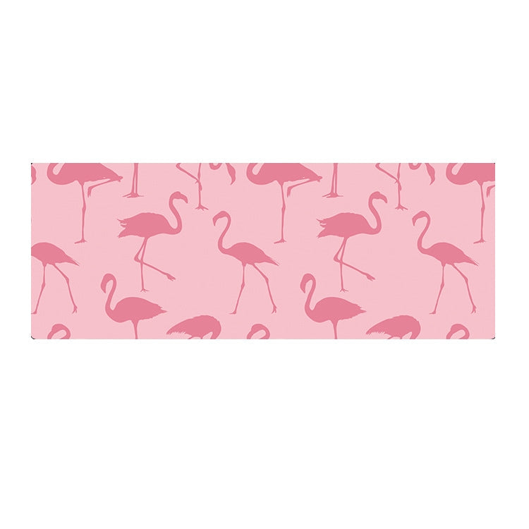 900x400x3mm Office Learning Rubber Mouse Pad Table Mat(7 Flamingo)