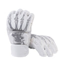 BH0086 1 Pair Boxing Half Finger Gloves Thickened Adult Boxing Gloves(White Ghost Hand)