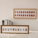 Baby Registration Photo Set-Up Solid Wood Photo Frame Infant Anniversary Frame, Inner frame size: 2 Inch 10 Sheets(Dark Wooden Color)