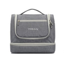 YOBAN Y-1551L Travel Cosmetic Bag Large-Capacity Outdoor Storage Bag Hook Portable Anti-Mold Dry And Wet Separation Wash Bag(Grey)
