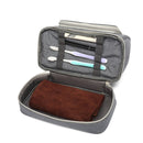 YOBAN Y-1551L Travel Cosmetic Bag Large-Capacity Outdoor Storage Bag Hook Portable Anti-Mold Dry And Wet Separation Wash Bag(Grey)