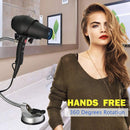 Stainless Steel Hair Dryer Storage Bracket Lazy Hair Dryer Hairdressing Bracket(Suction Cup 1)