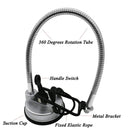 Stainless Steel Hair Dryer Storage Bracket Lazy Hair Dryer Hairdressing Bracket(Suction Cup 2)