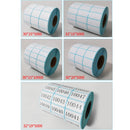 Three-Proof Thermal Paper Three-Row Bar Code Non-Adhesive Printing Paper, Size: 25 x 15mm (10000 Pieces)