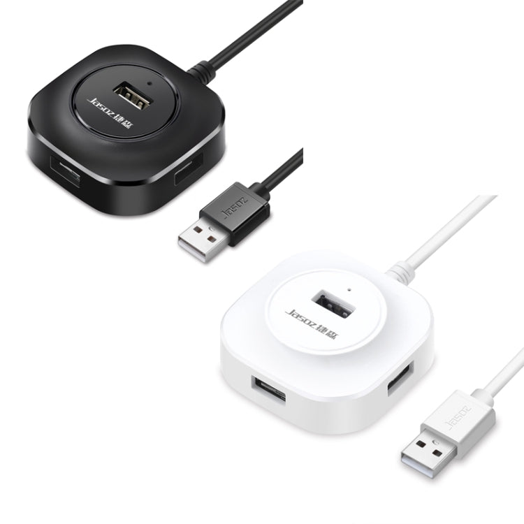 Jasoz High-Speed USB2.0 4-Ports HUB 1 to 4 Docking HUB, Colour: White 1.2m