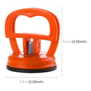 2 PCS Mini Car Dent Repair Puller Suction Cup Bodywork Panel Sucker Remover Tool(Orange)