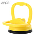2 PCS Mini Car Dent Repair Puller Suction Cup Bodywork Panel Sucker Remover Tool(Yellow)