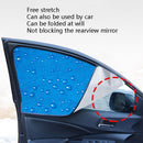 4 PCS R-2938 Single-Layer Sun Protection Magnetic Car Curtain Vehicle Water Drop Sunshade(Blue Rear)