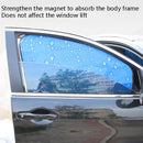 4 PCS R-2938 Single-Layer Sun Protection Magnetic Car Curtain Vehicle Water Drop Sunshade(Blue Rear)