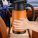 Car Heating Cup Electric Heating Cup Kettle(12V Steel Color)