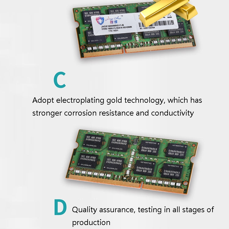 JingHai DDR3 2G Notebook Memory Strip(1333MHz)