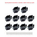 20 PCS Nylon Wall-Mounted Fishing Rod Holder Fishing Rod Plastic Display Storage Bracket 17mm