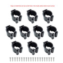 20 PCS Nylon Wall-Mounted Fishing Rod Holder Fishing Rod Plastic Display Storage Bracket 24mm