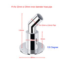 BSET MATEL 316 Stainless Steel Marine Accessories Heater Vent Hot Gas Steam Smoke Exhaust Pipe, Specification: 24mm Bend
