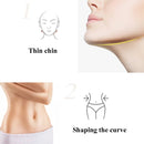 2 PCS Horn Crystal Gua Sha Scraping Board Facial Meridian V-shaped Face Gua Sha Scraping Board(White)