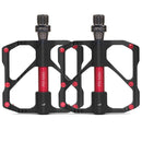 1 Pair PROMEND Mountain Bike Road Bike Bicycle Aluminum Pedals(PD-M86 Black)