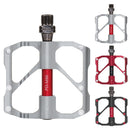 1 Pair PROMEND Mountain Bike Road Bike Bicycle Aluminum Pedals(PD-M86 Titanium)