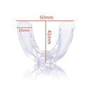 2 PCS Transparent Braces Dental Braces Boxing Sports Mouth Guard Braces(First Stage)