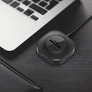 H25-2.0 3 x USB Port + TF/SD Card Reader Computer Notebook High-Speed Hub Splitter