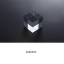 3 PCS Cube 4x4x4cm Transparent Acrylic Geometric Photo Props Photography Background Plate Ornaments