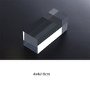 Cube 4x4x10cm Transparent Acrylic Geometric Photo Props Photography Background Plate Ornaments