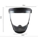 Anti-Droplet Face Shield Space Lens Goggles(Red Frame)