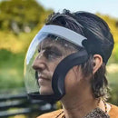 Anti-Droplet Face Shield Space Lens Goggles(Black Frame)