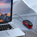 3 PCS Cadeve M220 3 Keys USB Wired Fashion Portable Mouse(Black Gray)