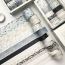 2 Packs Antique And Paper Tape Hand Account DIY Decoration Material, Colour: Geometric Patterns