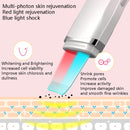 C-106 Ultrasonic Shovel Skin Machine Blackhead Dead Skin Cleaning Instrument Deep Cleaning Pore Ion Importer, Specification: Screen Display(Beige)