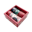 2 Sets Boxed Christmas Pocket Tape Decoration Material(Christmas Combination Set)