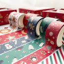 2 Sets Boxed Christmas Pocket Tape Decoration Material(Christmas Combination Set)