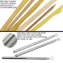 14 PCS / Set Sculpture Tool DIY Soft Clay Mud Plastic Clay Pottery Carving Molded Knife